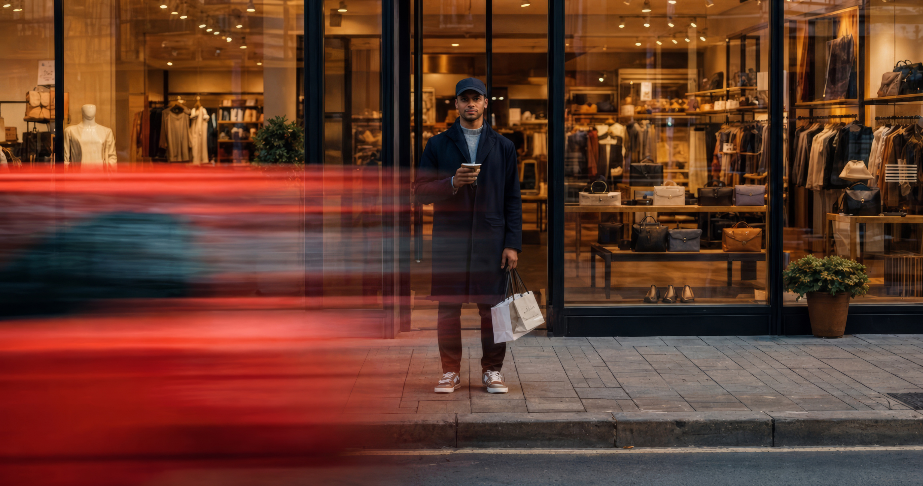 Retail street scene